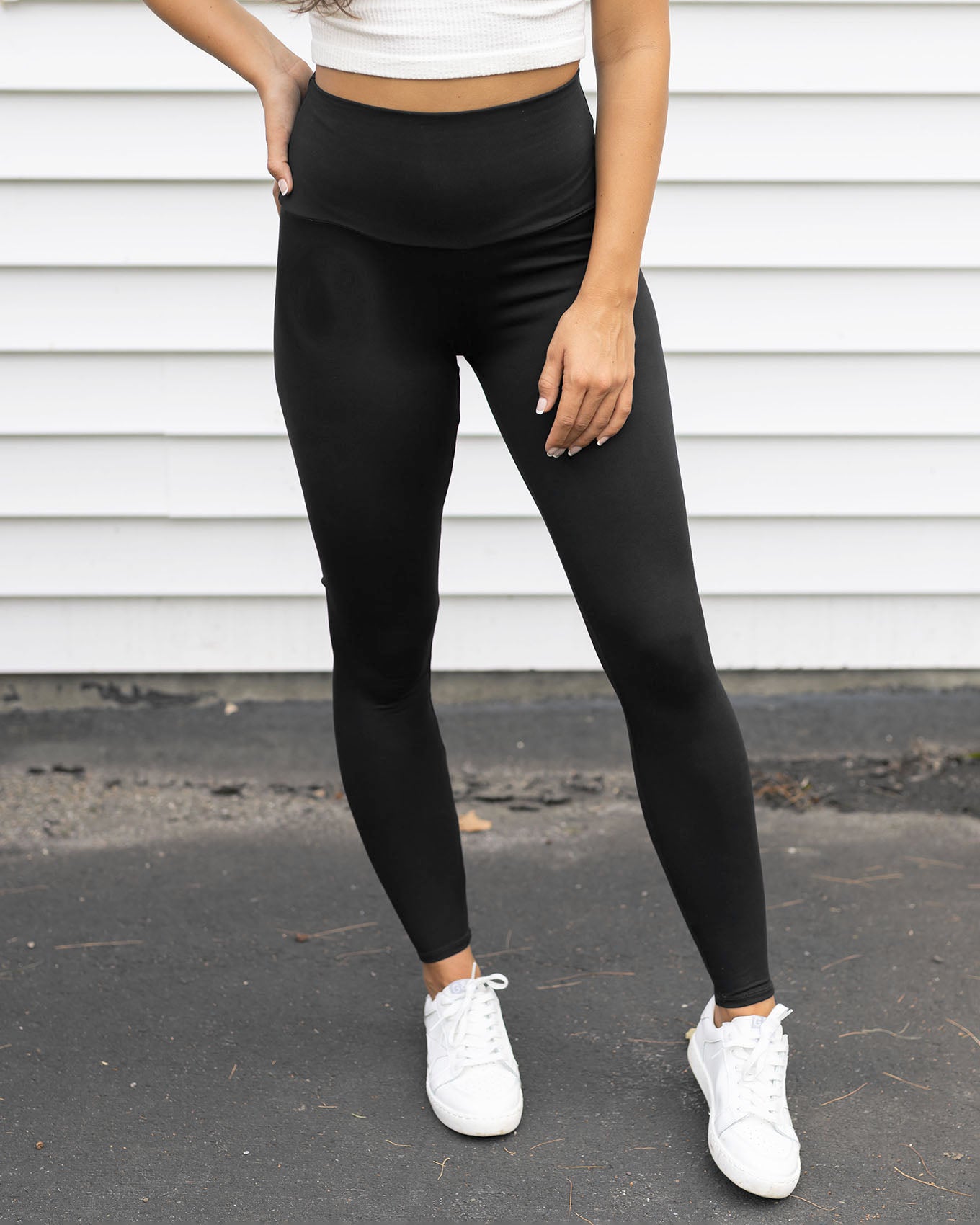 NWT Tek Gear High Rise Yoga Workout Pants Size XSMALL Black Free Shipping
