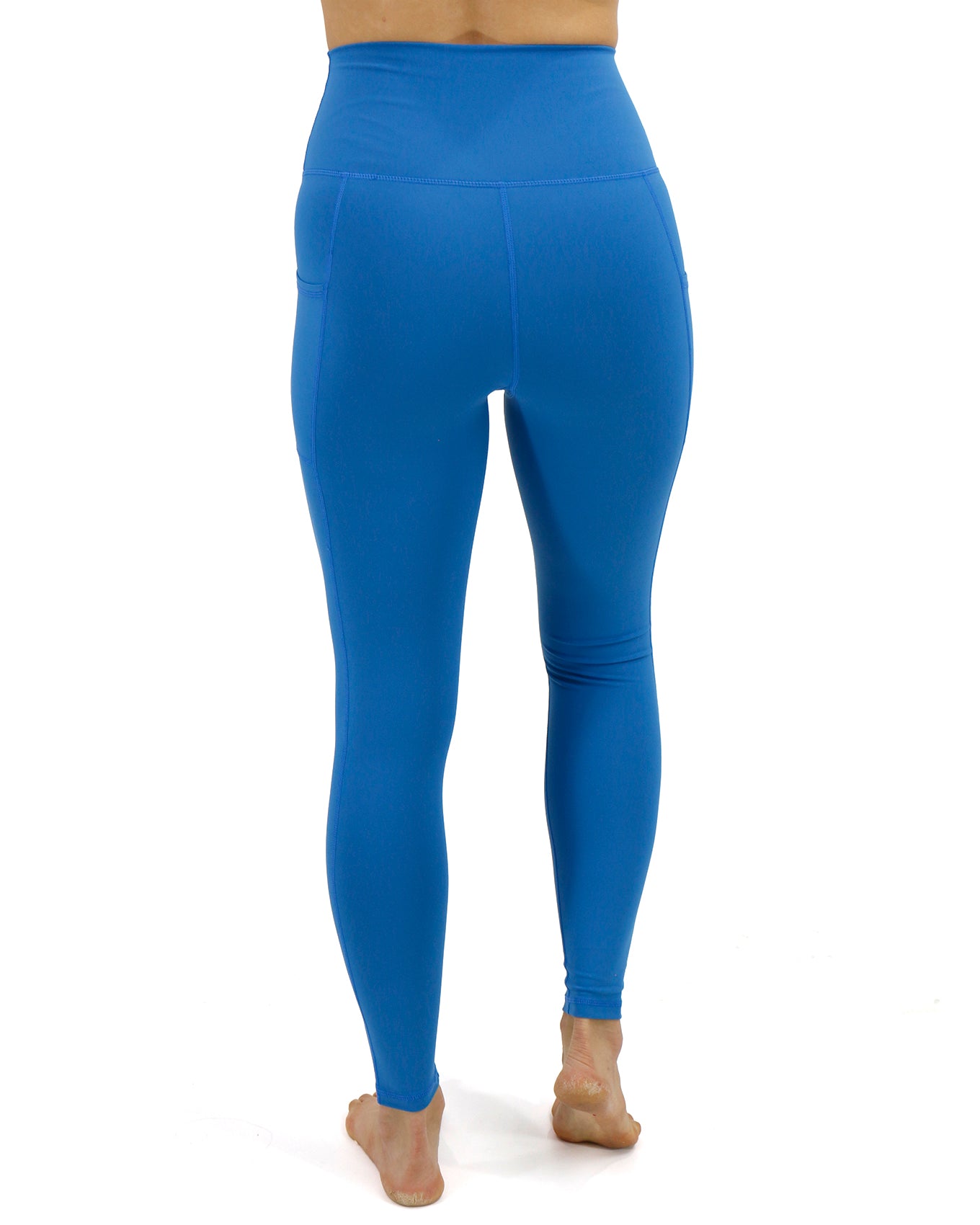 Fitness workout leggings - Corner blue - Squat proof - High waist