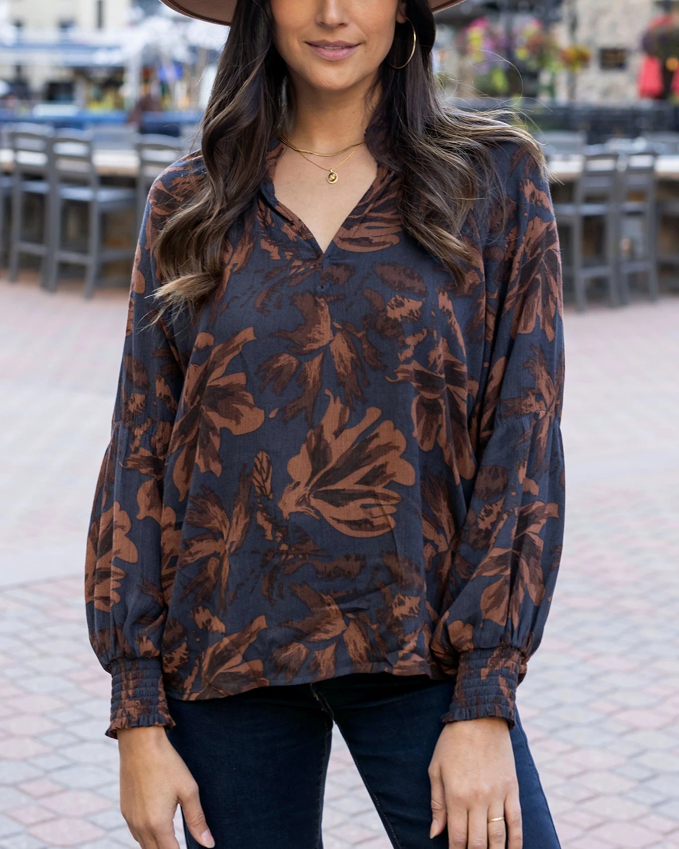 Floral blouse