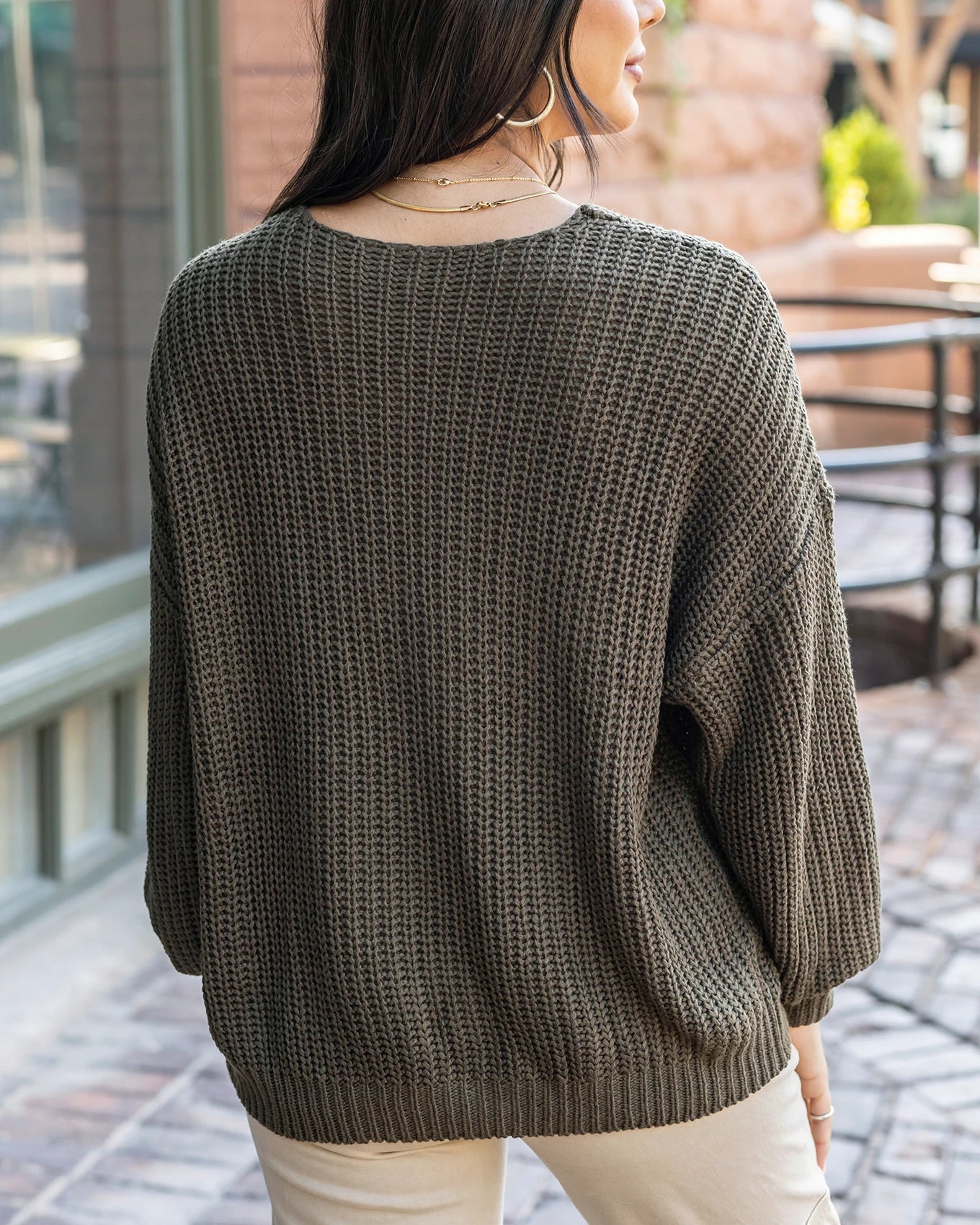 v neck sweater