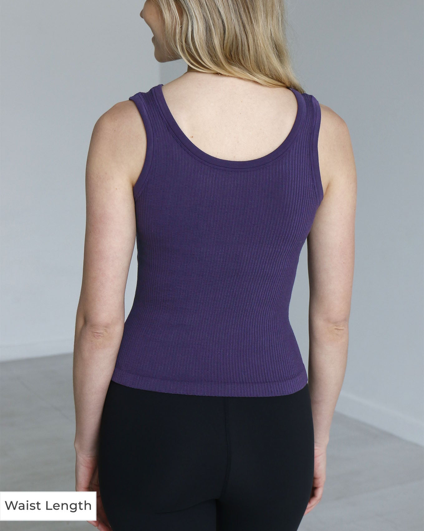 purple tank top