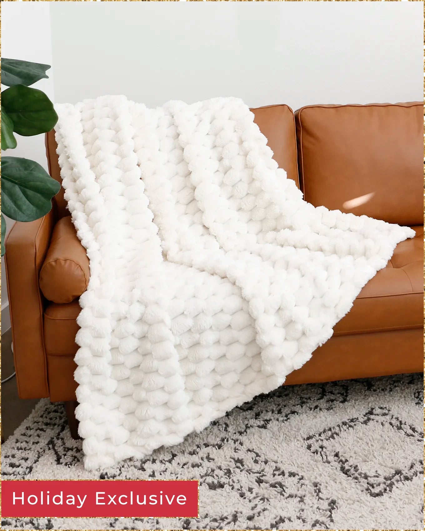 Ivory Bubble Blanket