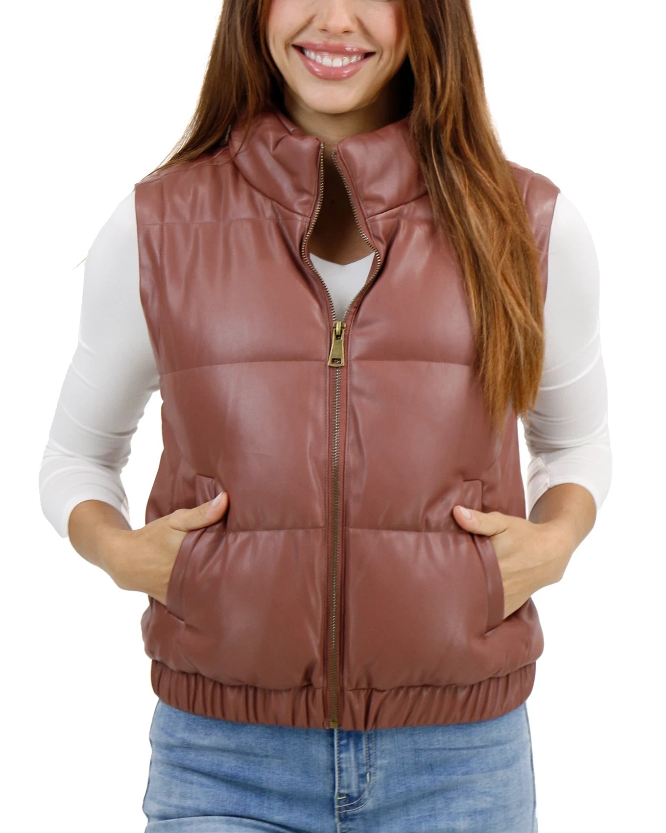 womens puffer vest