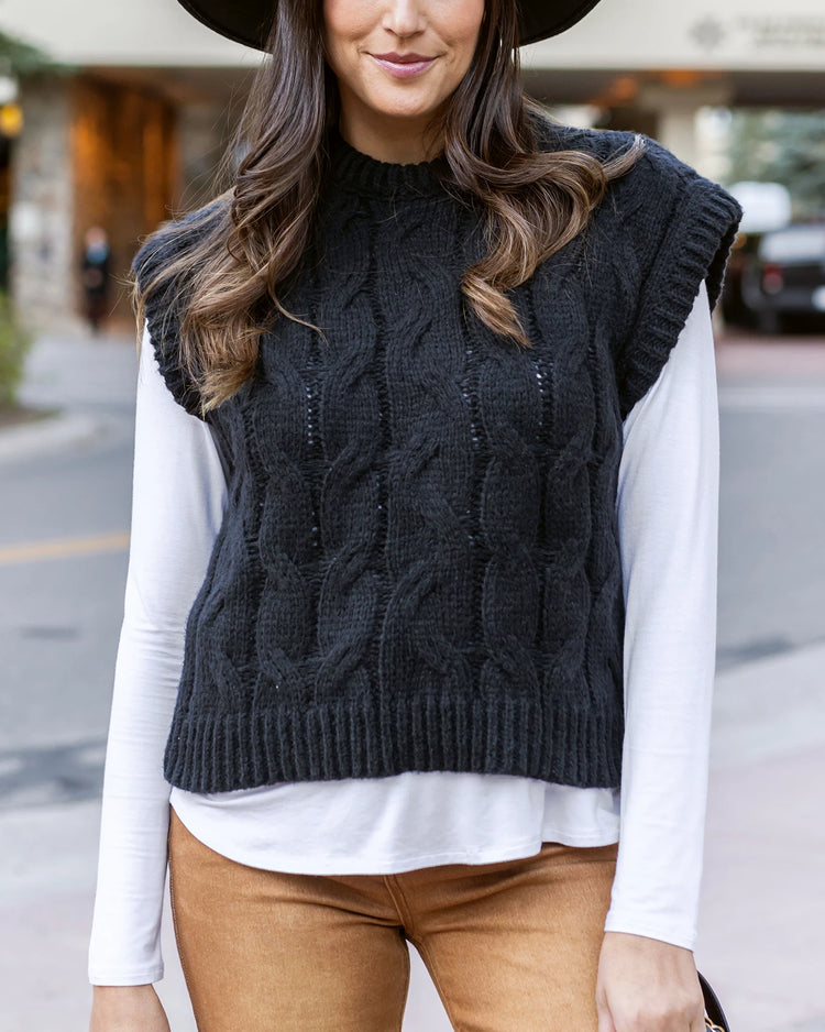 Sleeveless sweater