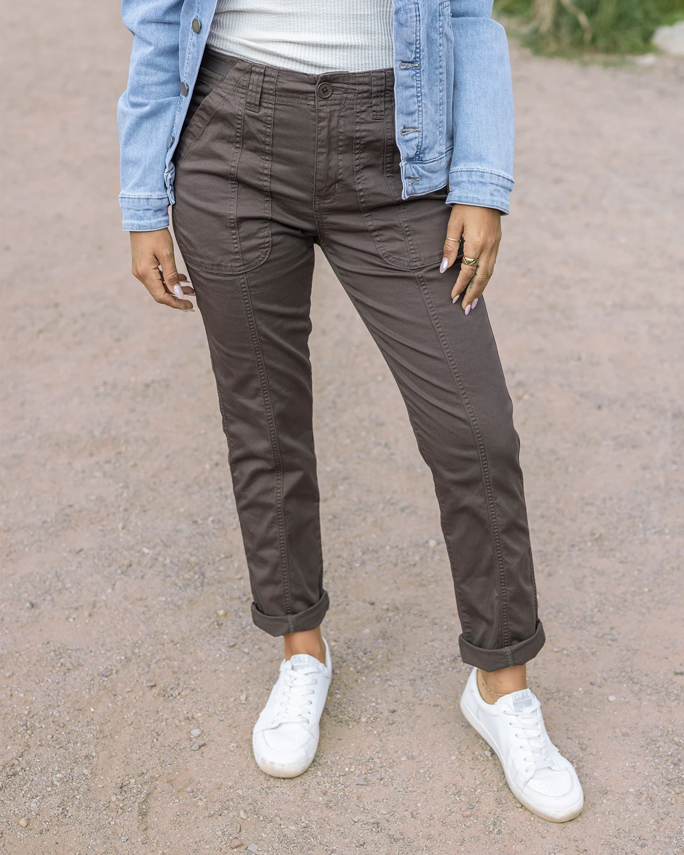 Brown cargo pants