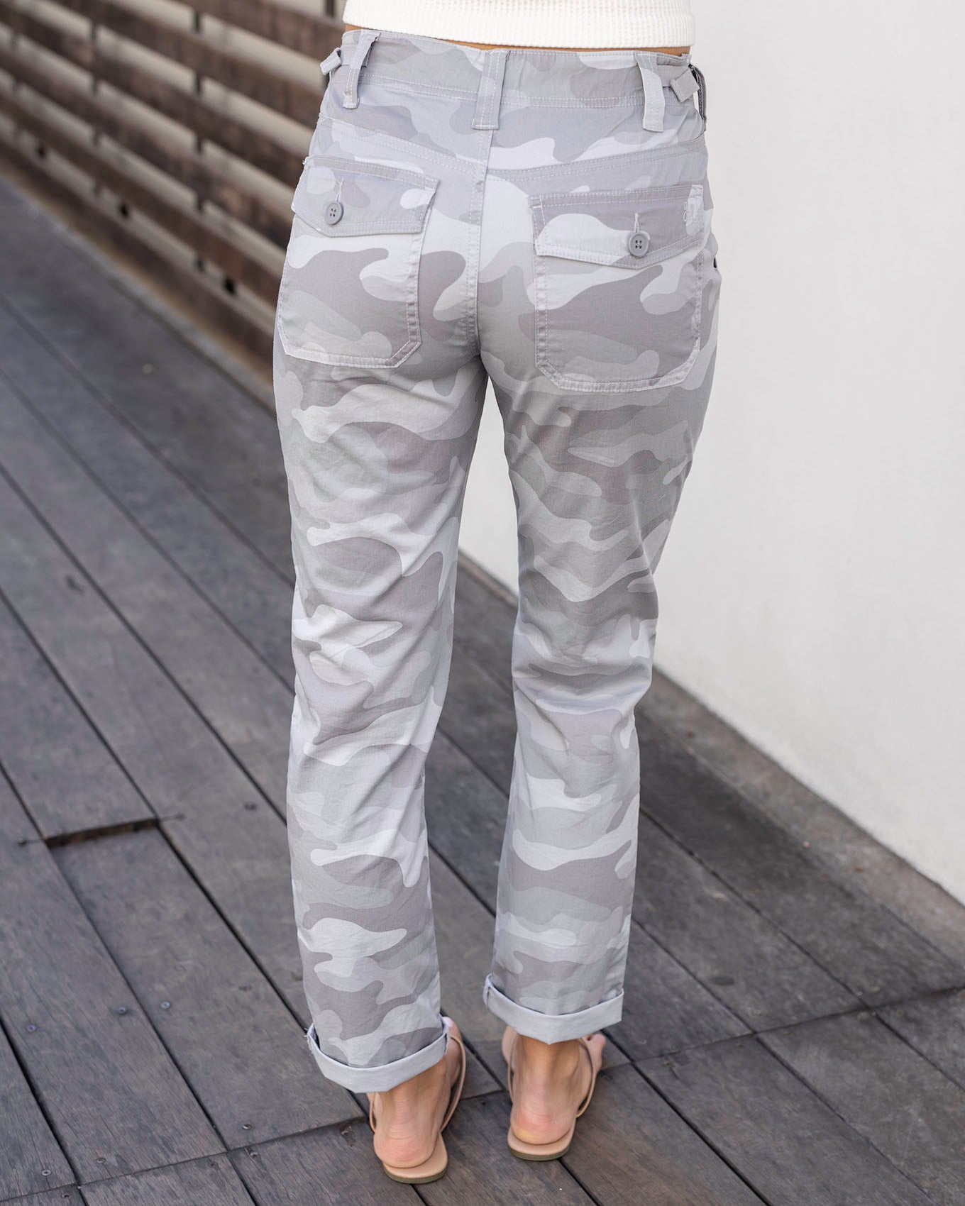 Camper Camo Cargo Pants - Grace and Lace