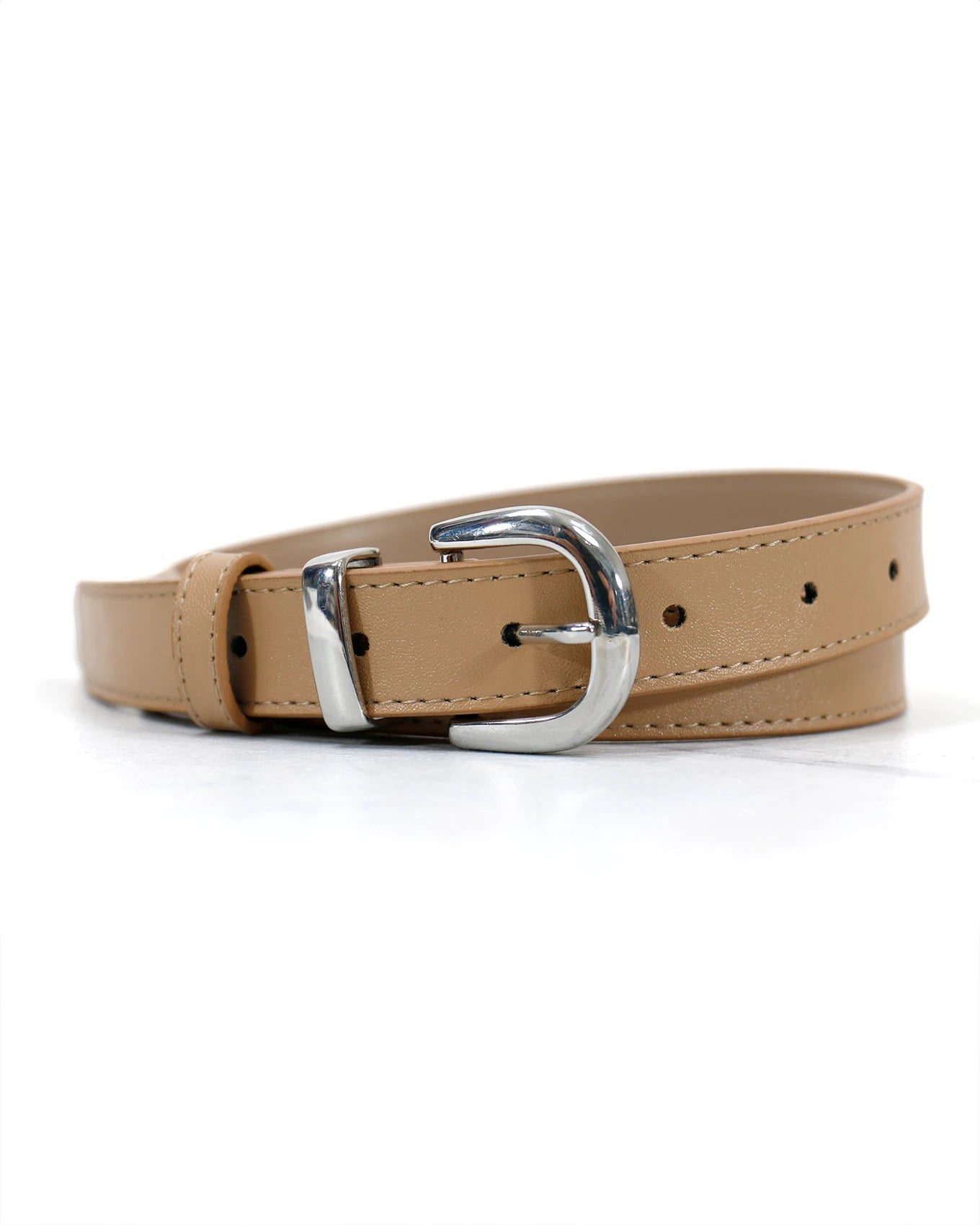 Camel leather belt best sale