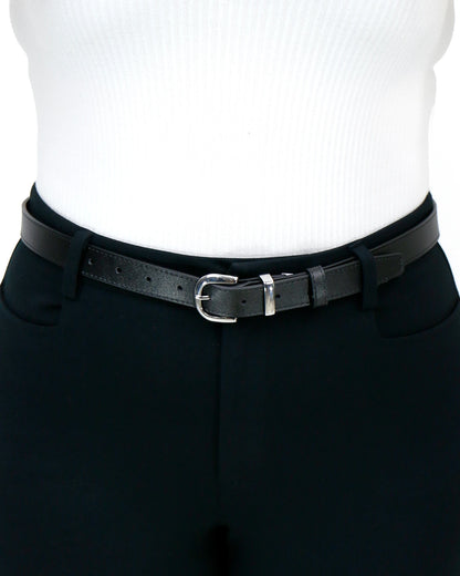 Classic Black Genuine Leather Belt