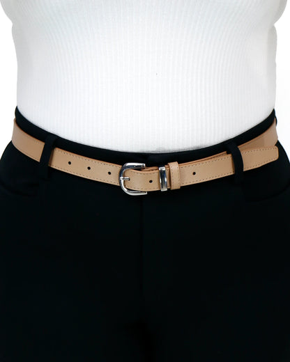 Classic Camel Genuine Leather Belt