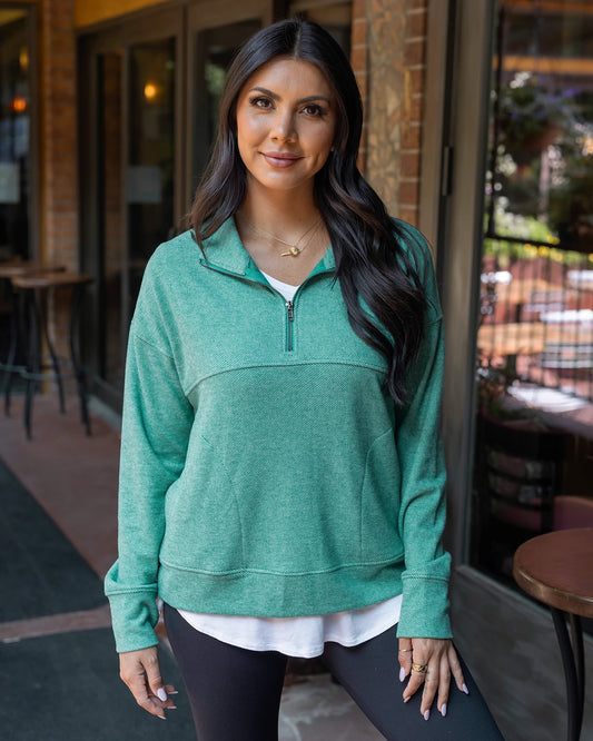 quarter zip sweatshirt