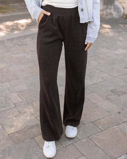 Brown corduroy pants