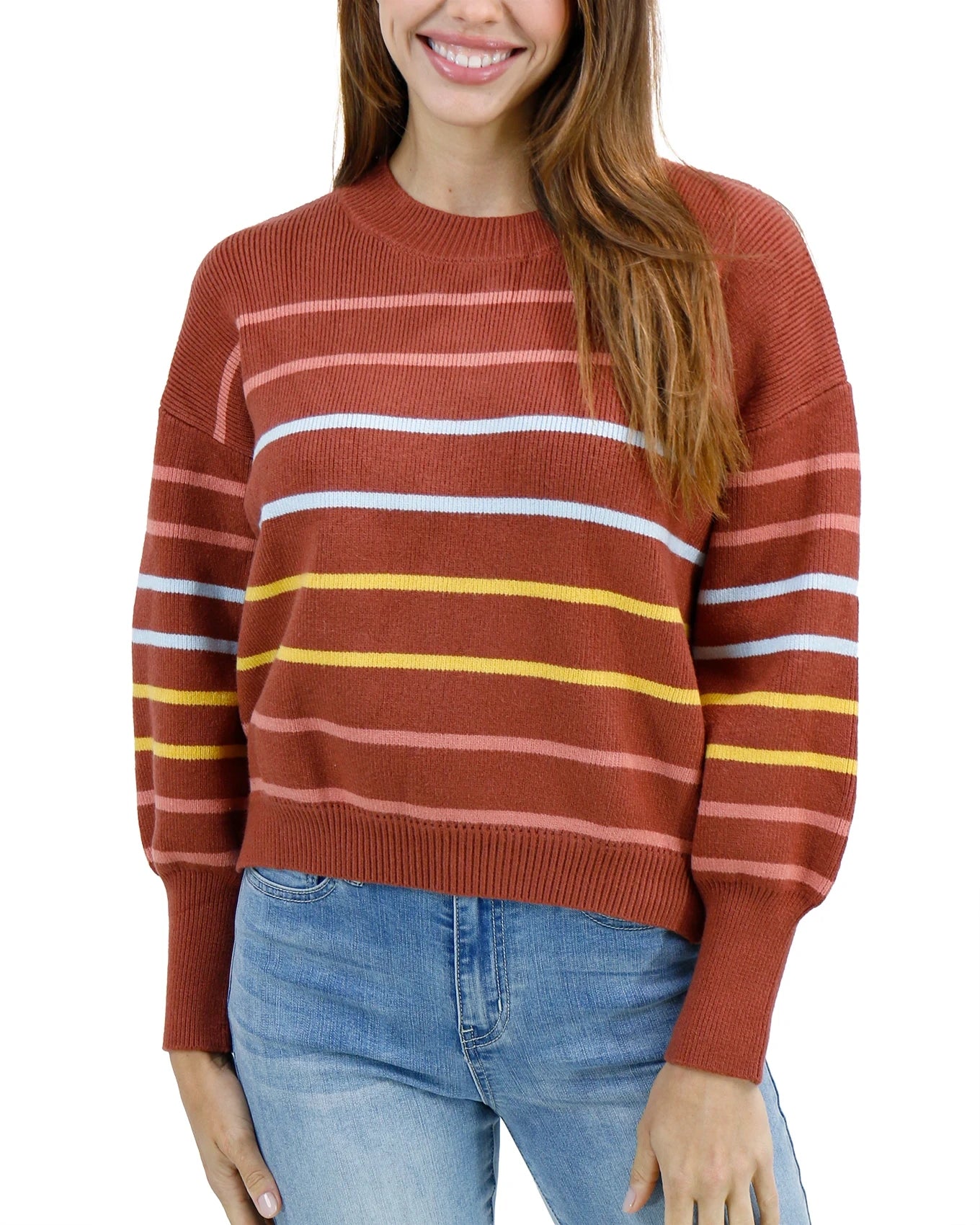 womens striped sweater