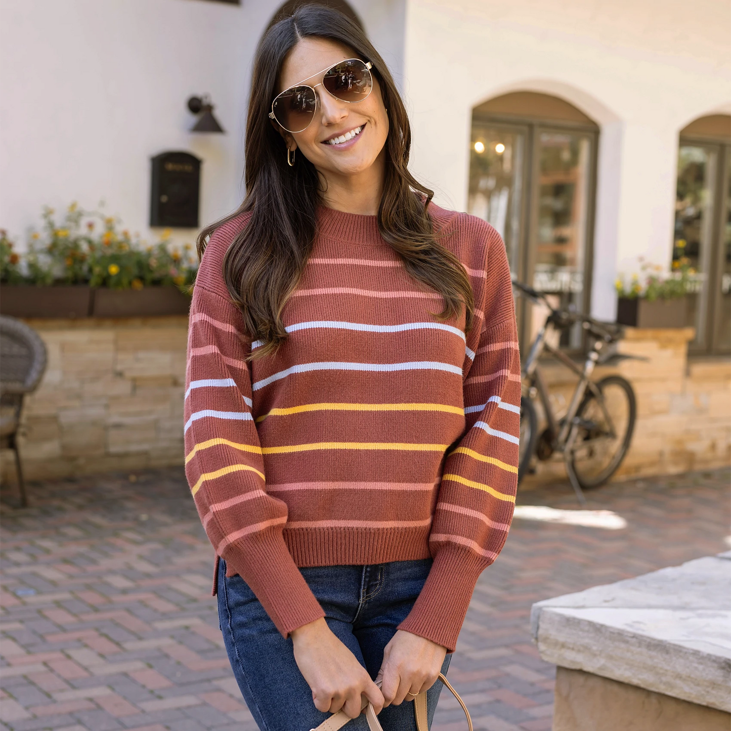 red sweater