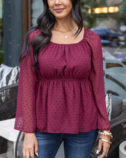 Peplum top