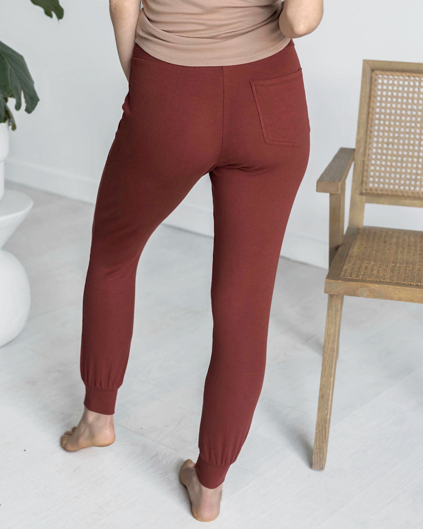 Ribbed jogger leggings sale