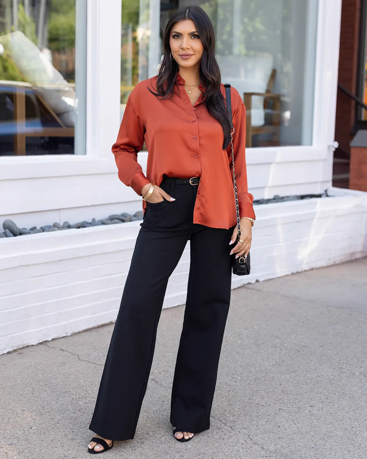 Wide leg pants