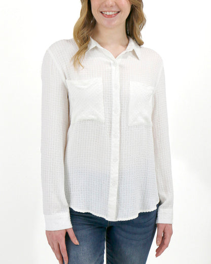 female white button up shirts