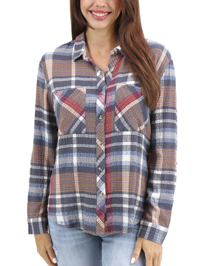 plaid shirt women