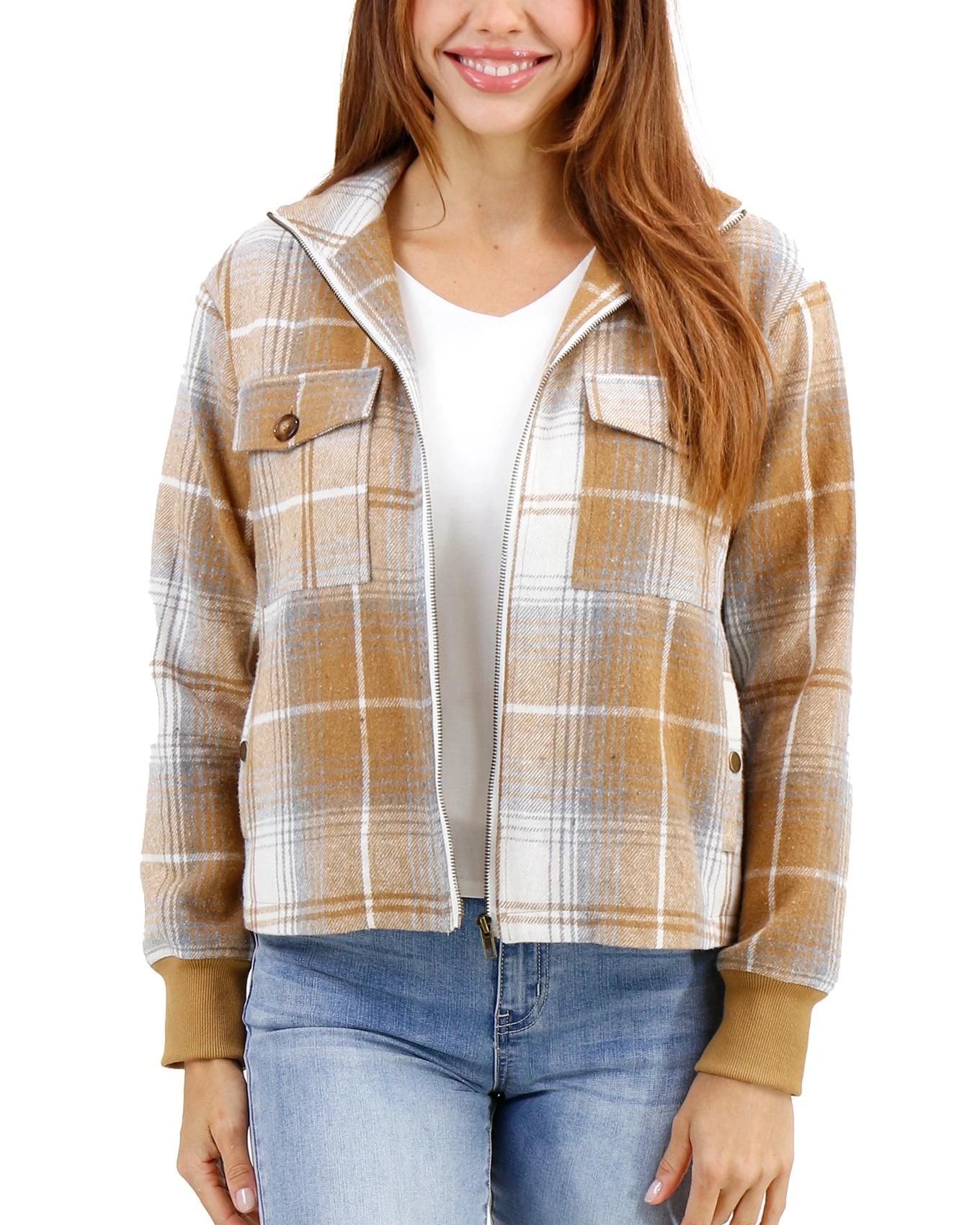 womens plaid jacket