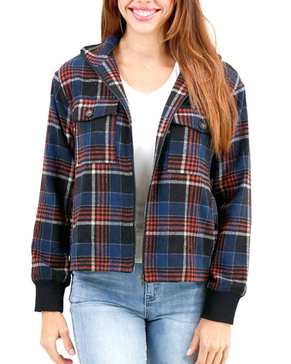 plaid jacket womens