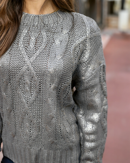 shimmer sweater