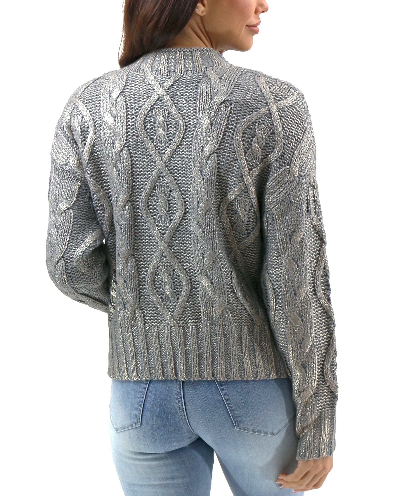 cabled sweater