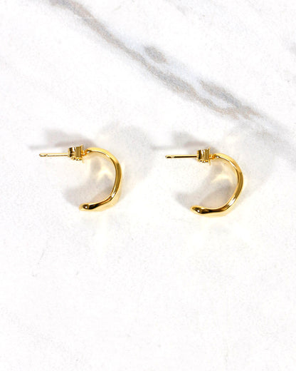 gold hoop earrings