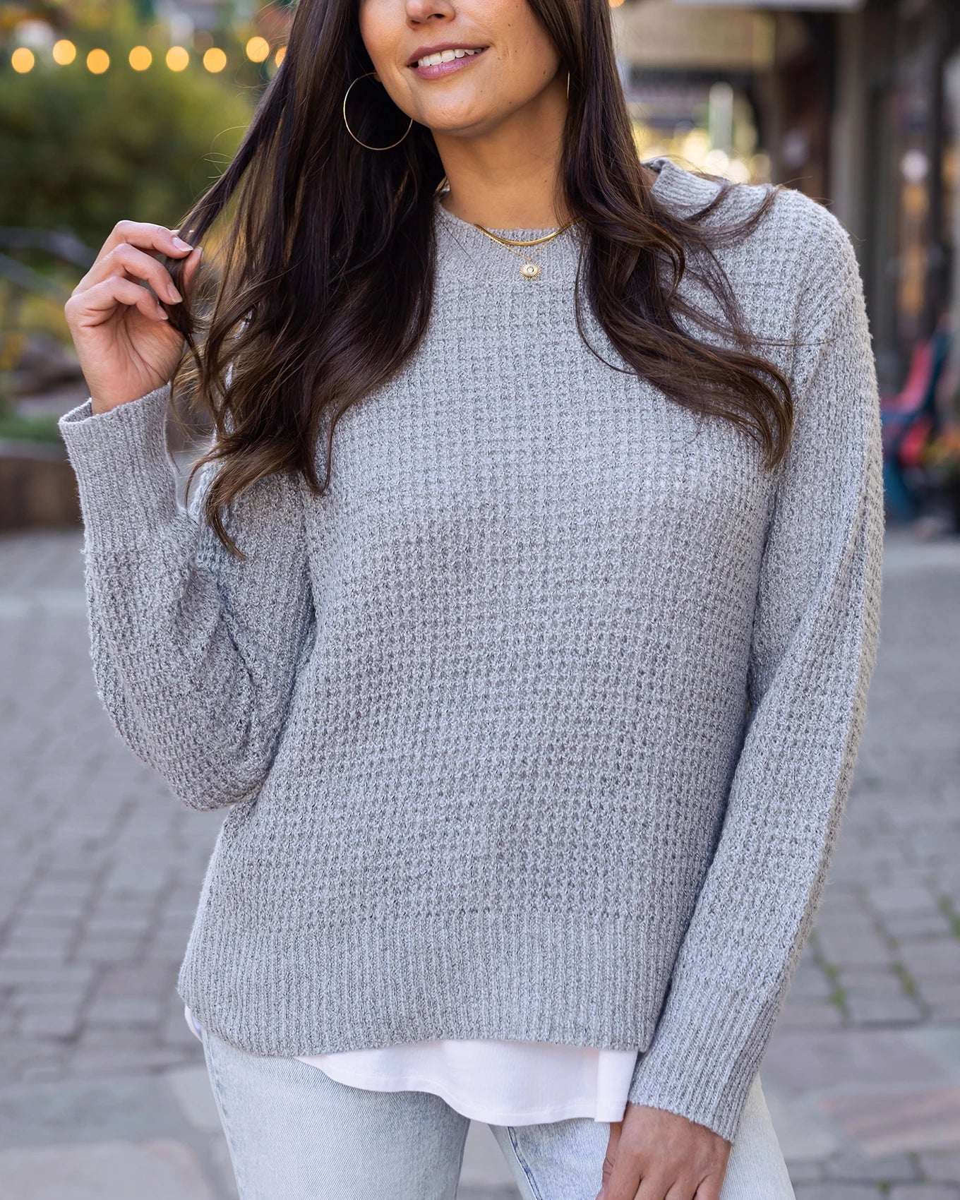 Grey sweater