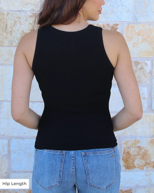 High neck tank top