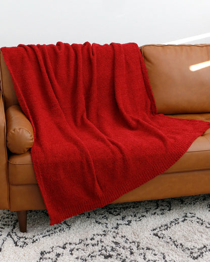 Holiday Cuddle Cloud Blanket - Christmas Red - FINAL SALE