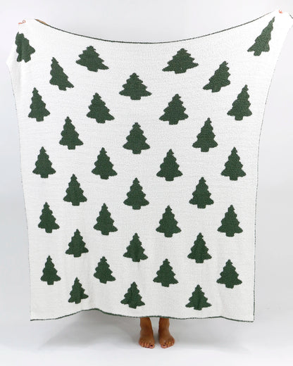 Holiday Cuddle Cloud Blanket - Christmas Tree - FINAL SALE