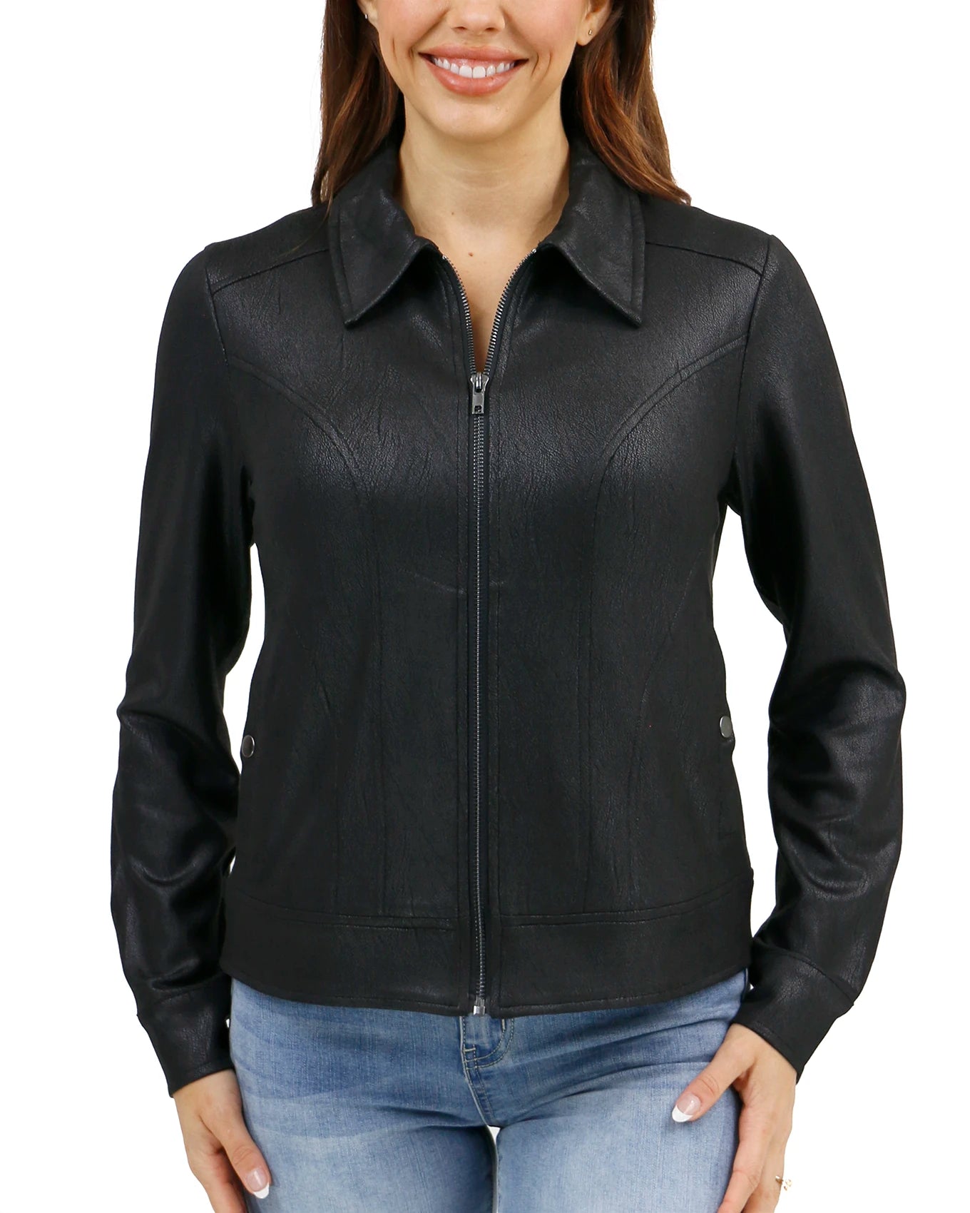 black jacket leather