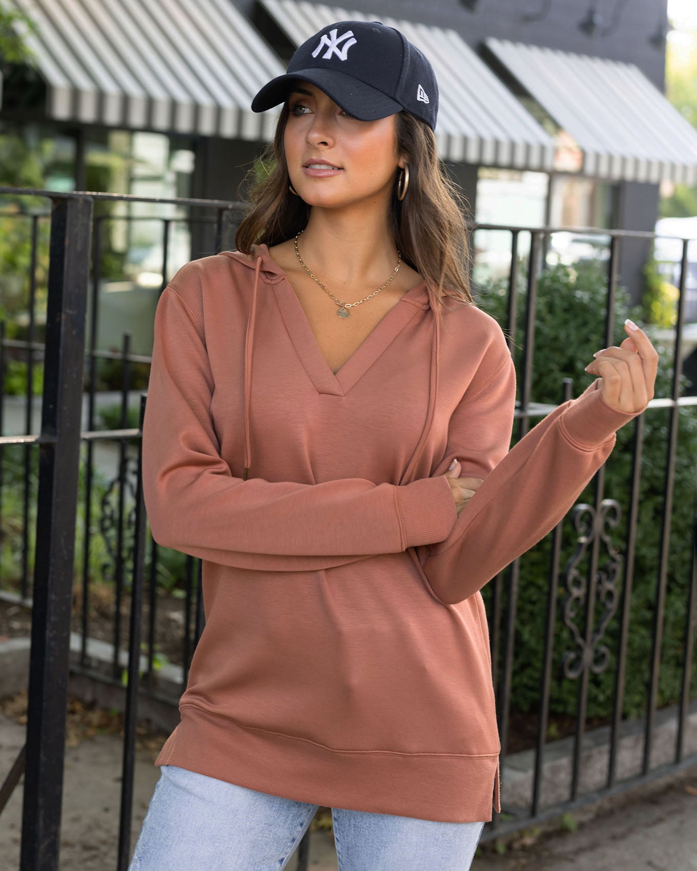 Luxe Knit Sienna Hooded Pullover
