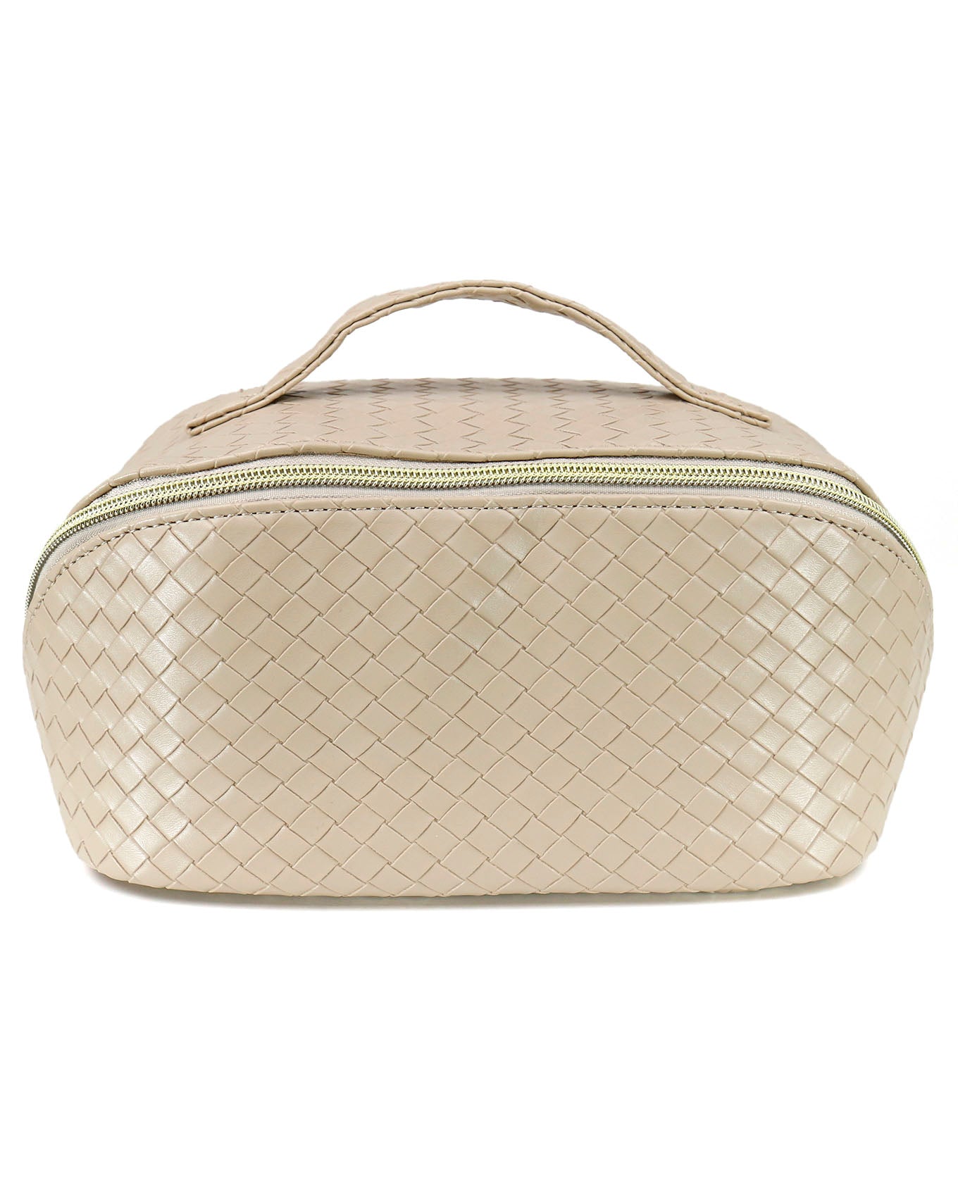 Beige discount makeup bag