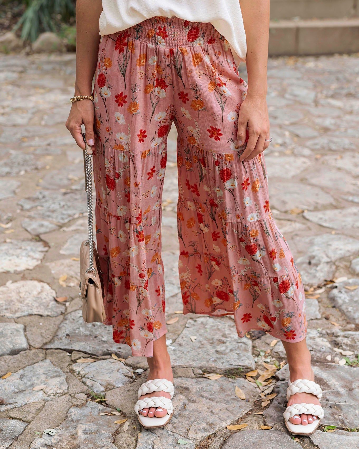 Floral maxi skirt