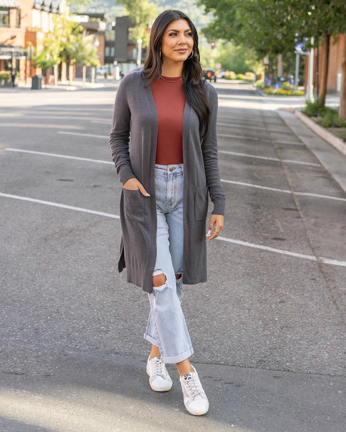 long sleeve cardigan