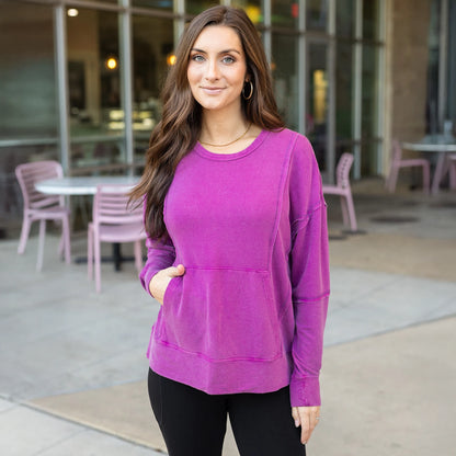 purple pullover women’s