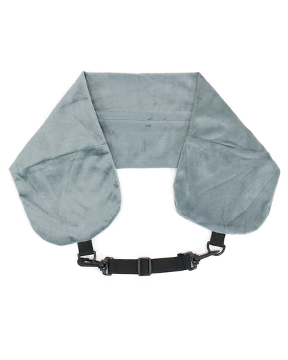 Packable Travel Neck Pillow in Grey