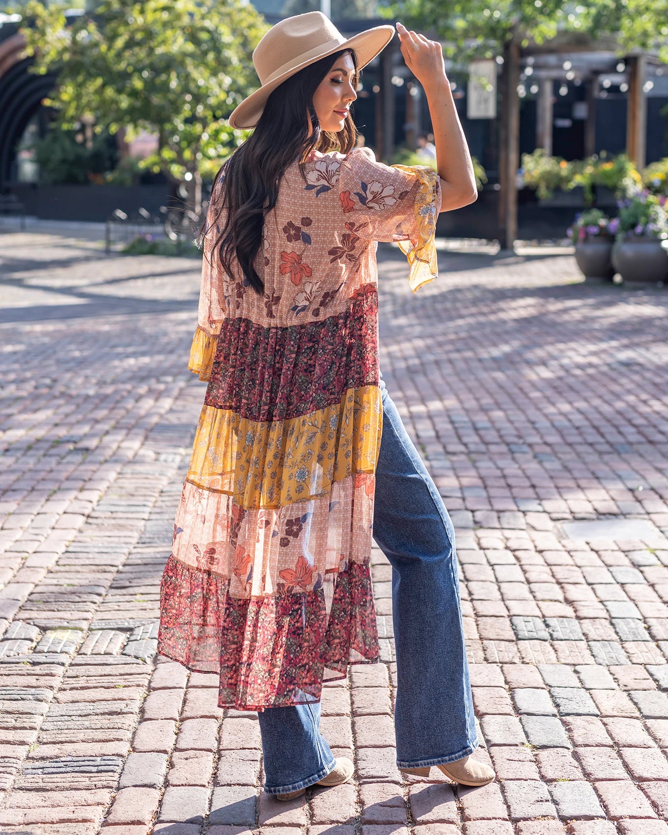 floral kimono