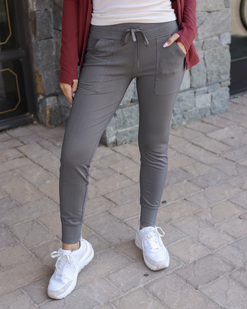 Grey Performance Jogger Leggings