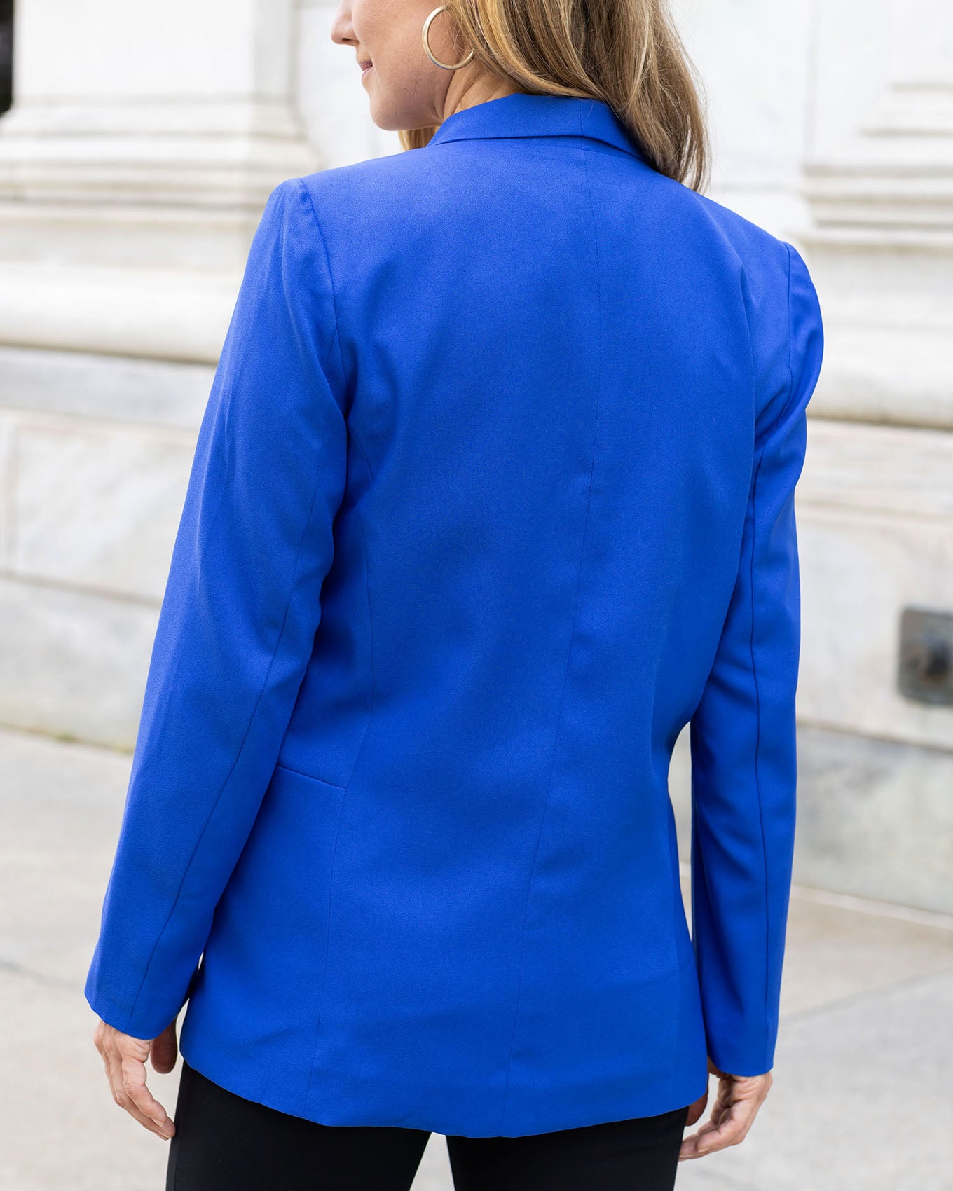 Womens cobalt blue outlet coat