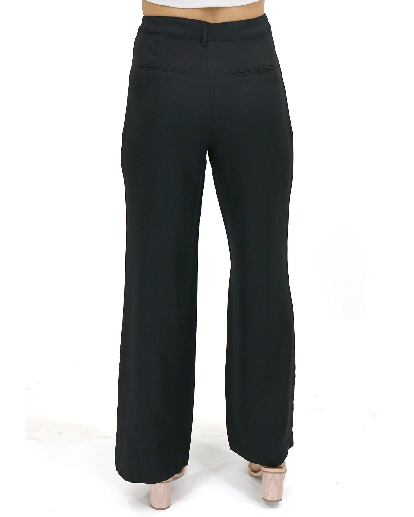 Modal Black Pajama Pants - Black / XS - Grace and Lace