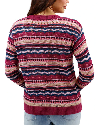 open knit sweater