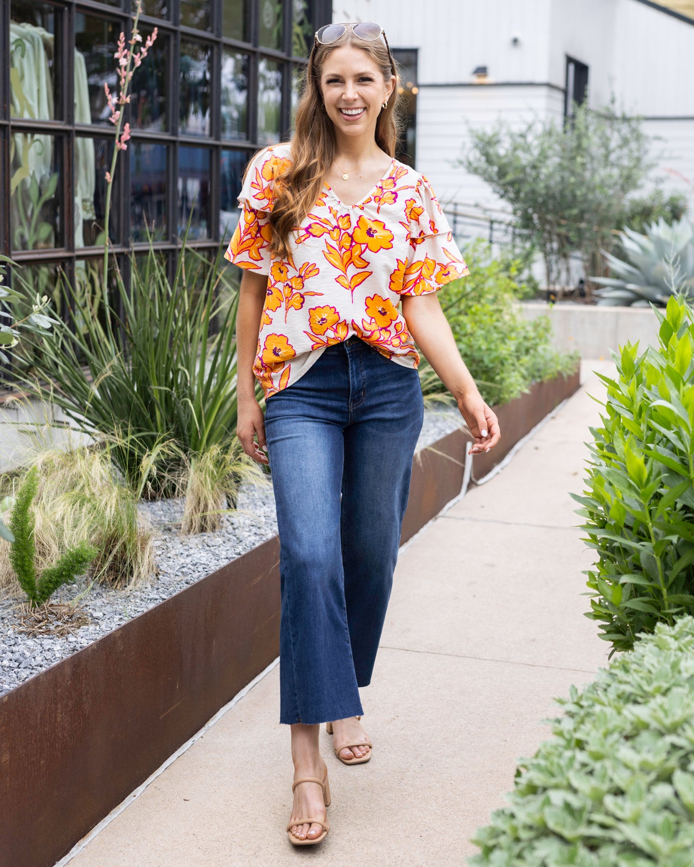 Floral blouses