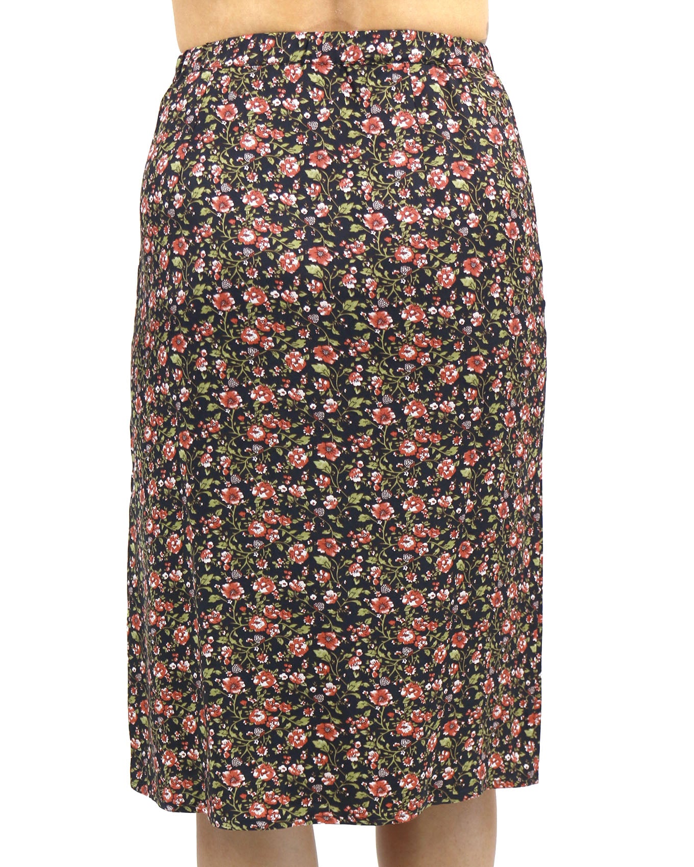 Mid length floral skirts best sale