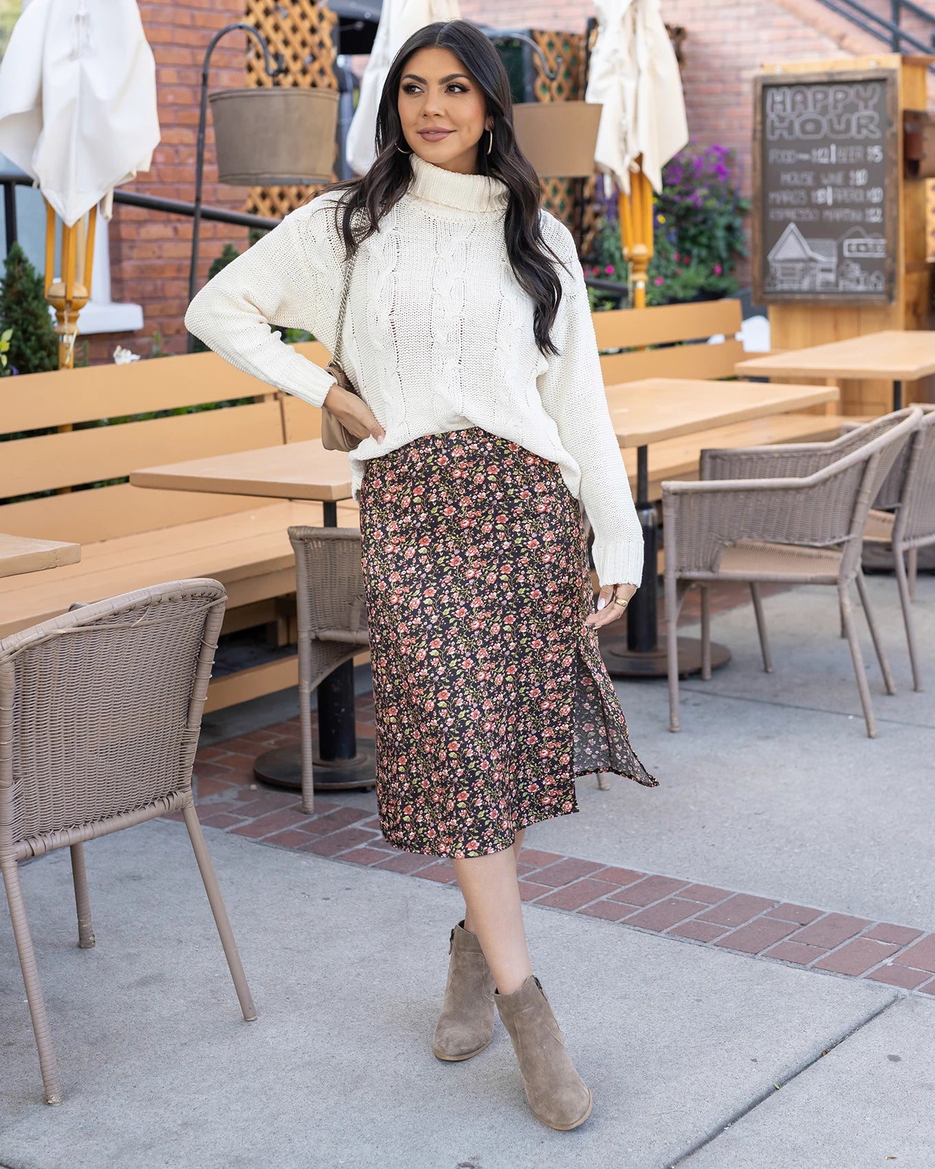 Floral skirt