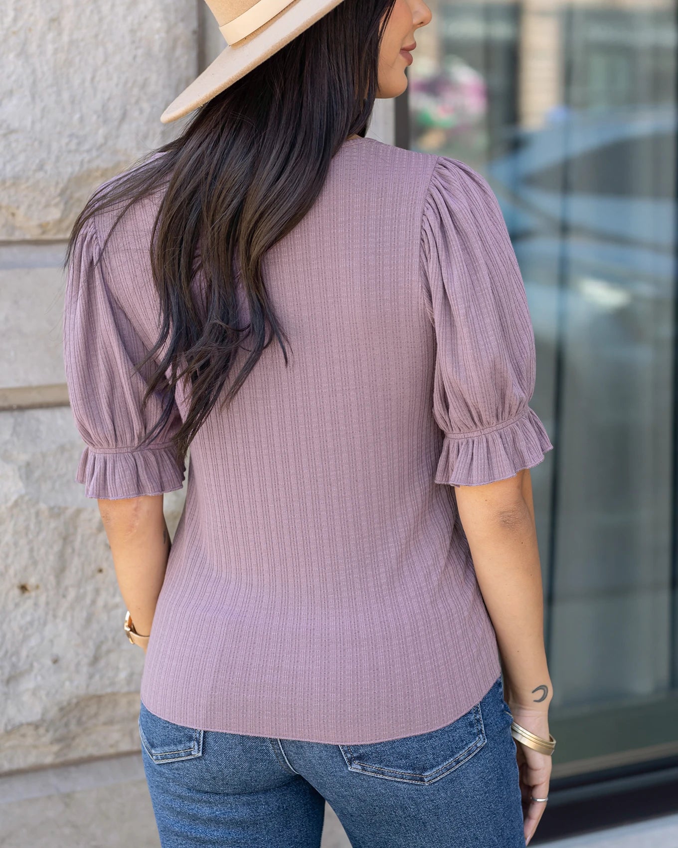 Puff sleeve blouse