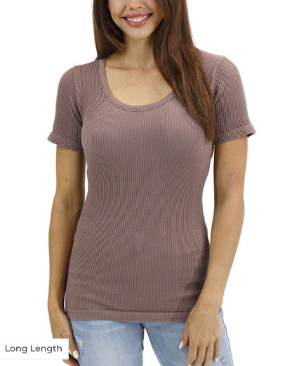 Short Sleeve Taupe Brami