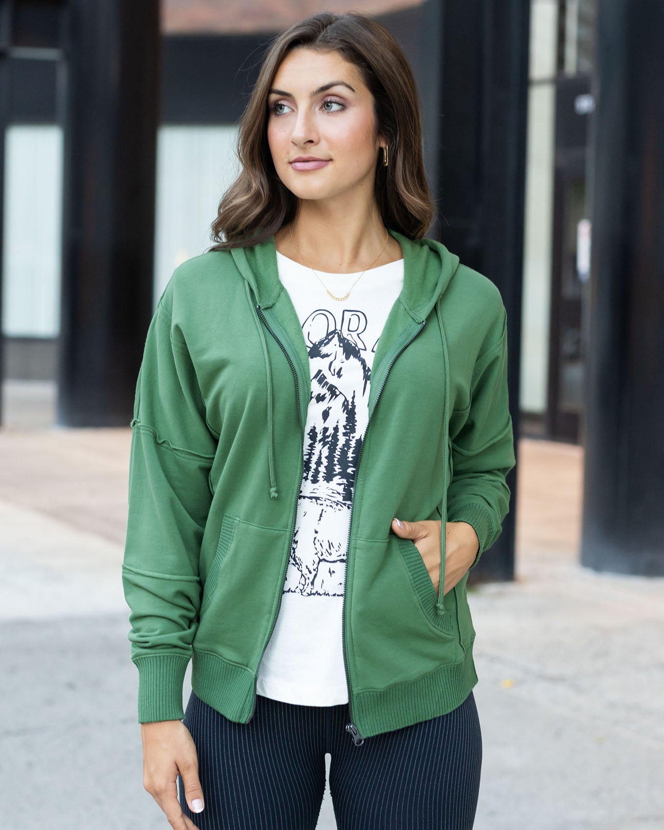 Hunter green clearance hoodie women's