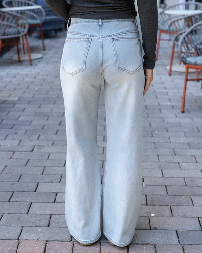 wide leg jeans